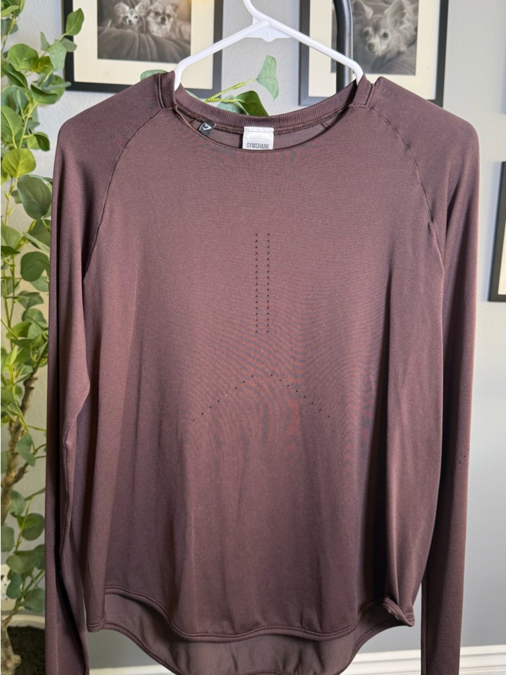 Gymshark Brown Long Sleeve Training Top